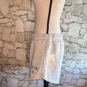 Women's Athletic Shorts in Light Gray